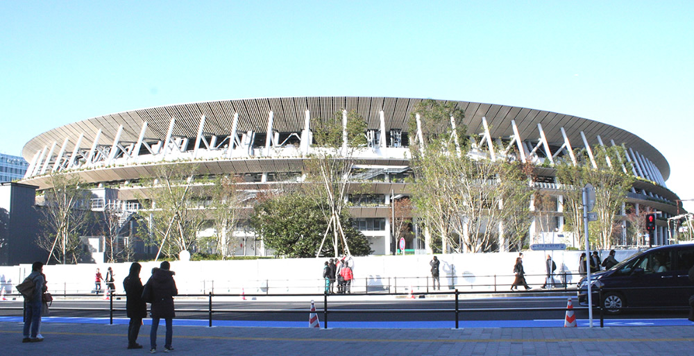 杜のスタジアム 新国立競技場が完成 観客席数は約6万席 建設ニュース 入札情報 落札情報 建設会社の情報は建通新聞社