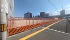 東岸和田駅前に位置する建設予定地